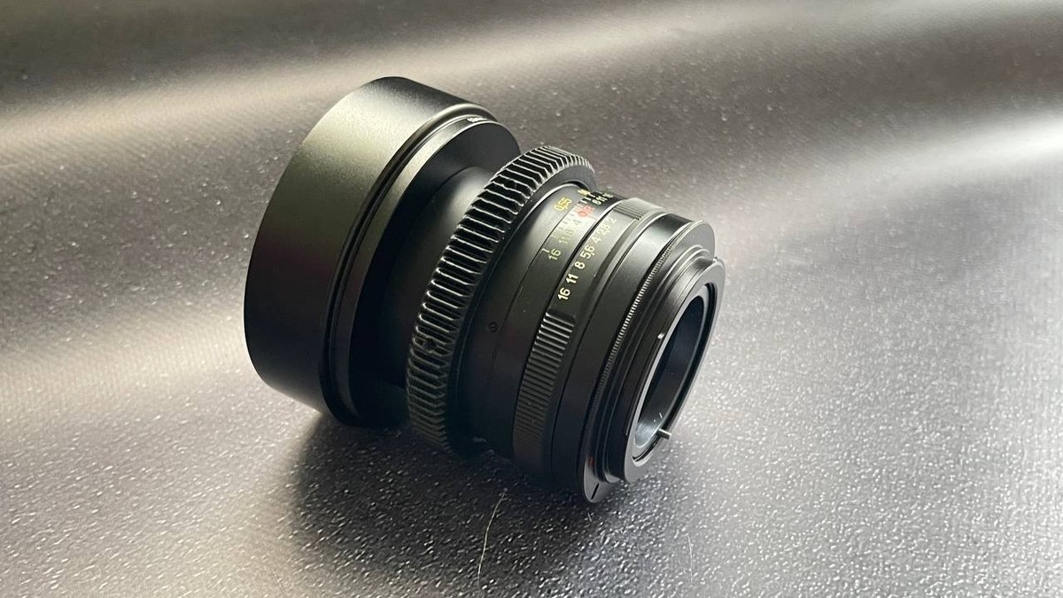 KMZ HELIOS 44 2/58mm Cine mod lens Anamorphic BOKEH & FLARE Canon