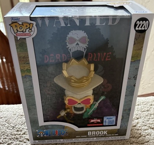 One Piece Brook Wanted Poster Funko POP! #2220 TargetCon Exclusive