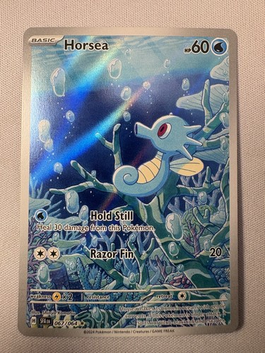 Horsea 067/064 S&V Shrouded Fable Illustration Rare Holo Pokemon TCG English