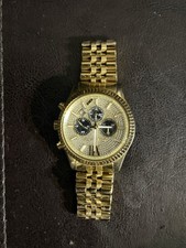 Michael Kors Lexington MK8494 Unisex Wristwatch Gold Tone, 44mm, Stainless Steel