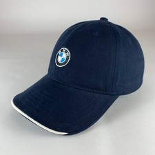 BMW Unisex Navy Blue Relaxed Fit Strapback Hat