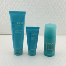 Tula Skincare Travel Size Acne Gel, Cleanser, Mask - 3 Piece Set New