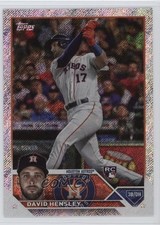 2023 Topps Complete Set Retail Foilboard 25/608 David Hensley #649 0c4