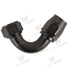 20AN Hose End Fitting 120 Degree Swivel for CPE Braided Fuel Hose