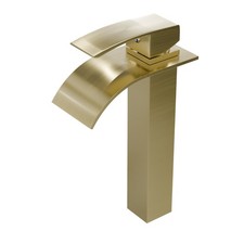 Miseno ML631 Remi 1.2/2.2 GPM 1 Hole Waterfall Vessel Bathroom - Brass