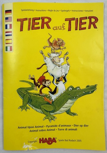 HABA Tier Auf Tier Gesellschaftsspiel Lernspiel Kinderspiel Motorik Vollständig - Bild 3 von 6