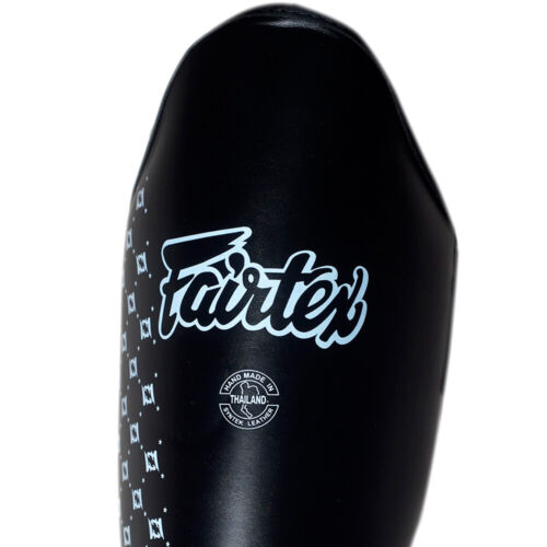 Espinilleras Fairtex Muay Thai Boxeo MMA Kickboxing Espinilleras Negras SP5 - Imagen 8 de 8