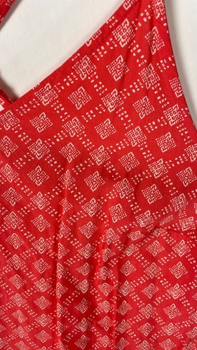 Old Navy Womens Mini Dress Sleeveless Strappy Geometric Print Red Size Small. - Bild 6 von 20