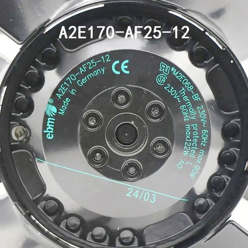 ebm-papst High end equipment fan 230V A2E170-AF25-12 60Hz One year warranty - Picture 5 of 8