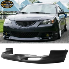 Fits 04-06 Mazda 3 K Style Front Bumper Lip Spoiler Splitter PU