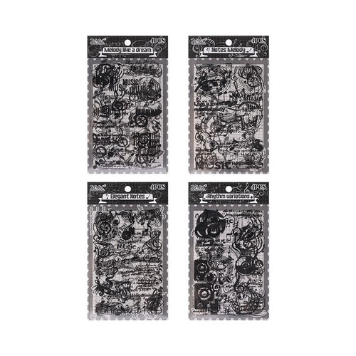Music Note Self-Adhesive sticker notebook scrapbook craft diary DIY Set - Picture 9 of 9