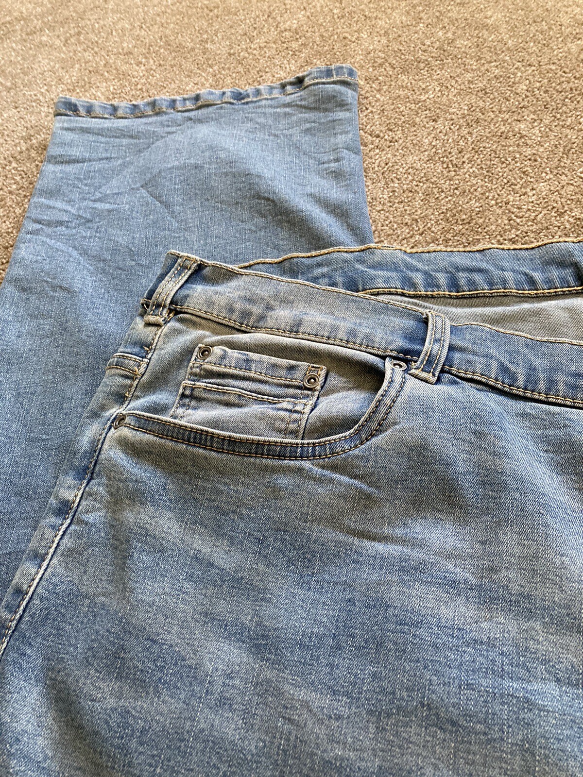 JACAMO Gents New Jeans. Size 52 Long..stretch Washed Denim eBay