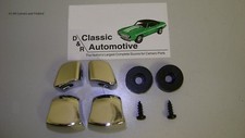Seat Knob Kit W Stop Bumpers 8pc 67 68 69 Camaro Firebird Bucket Knobs Buckets