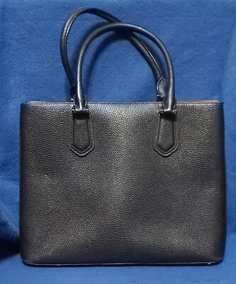 Michael Kors Black Handbag With Double Loop Handles. NB-1804 Pre