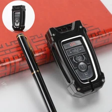 Key Fob Cover Protector Case Trim For Ford F150 Raptor 2018+/Bronco Sport Black