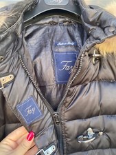 giubbino lungo nero da donna fay in ottime condizioni tg XL