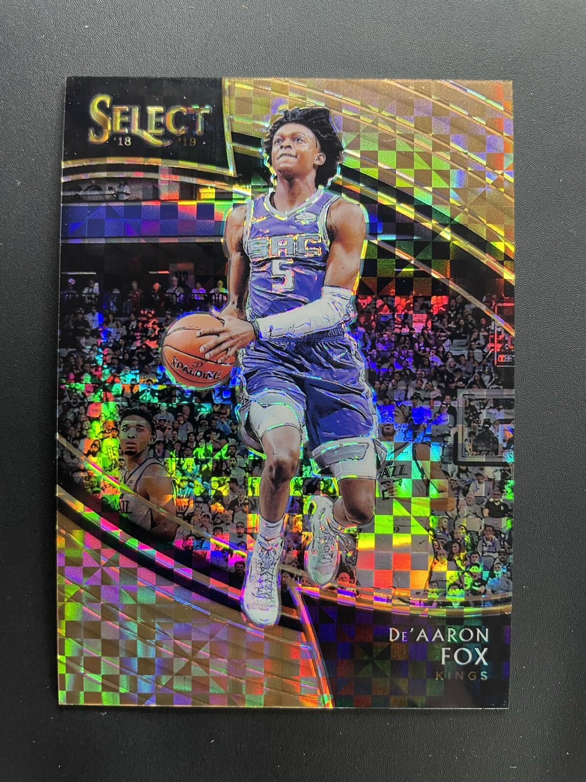 2018-19 Panini Select Courtside Copper Prizm /60 De’Aaron Fox Sacramento Kings