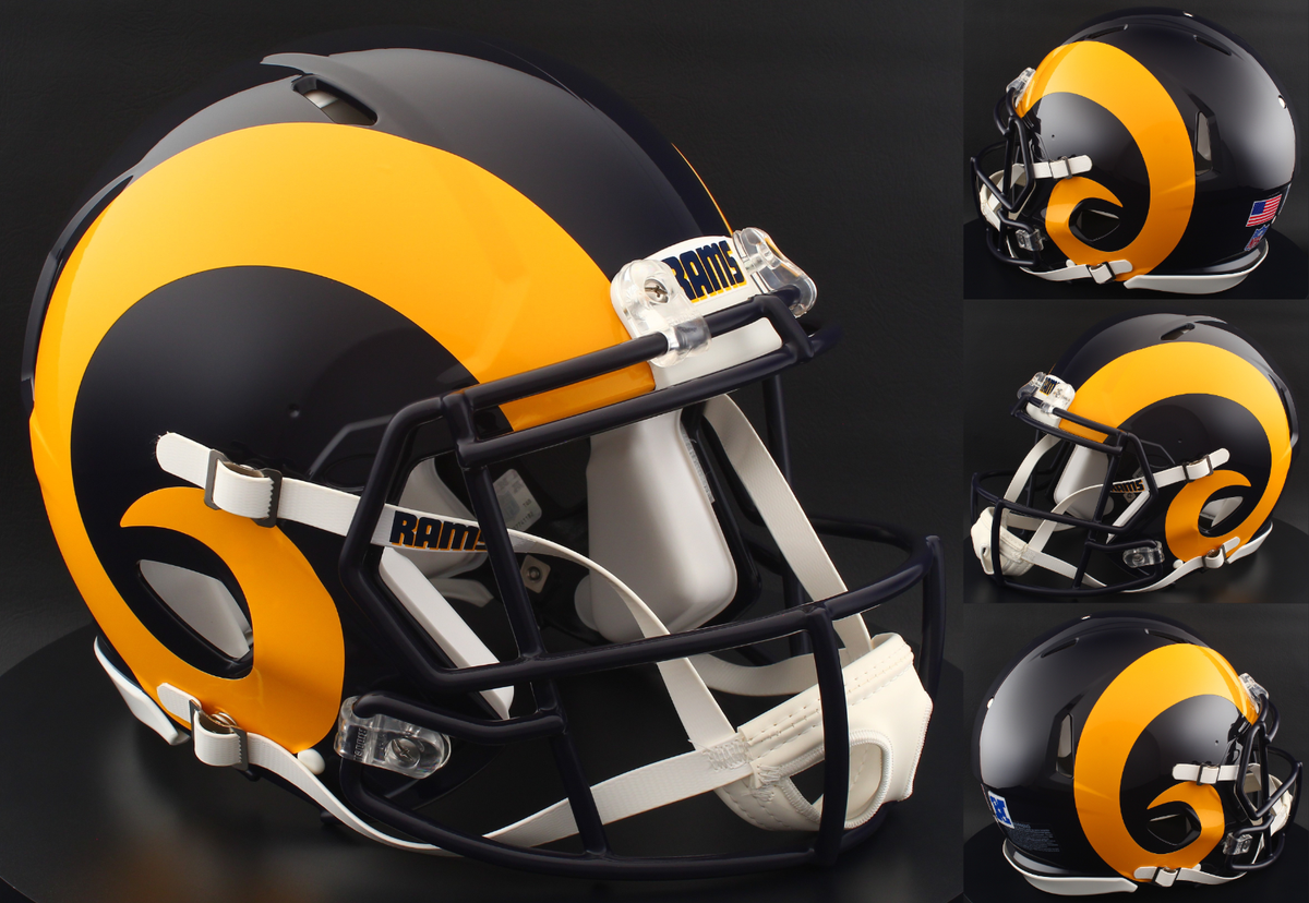 LOS ANGELES RAMS NFL Riddell Full Size REPLICA Throwback Football