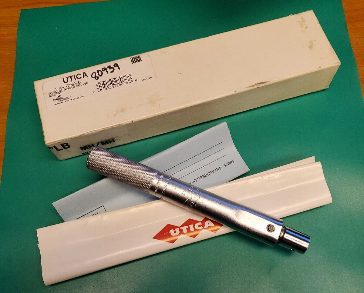 UTICA CHA-5 TORQUE SINLE SET WRENCH 8