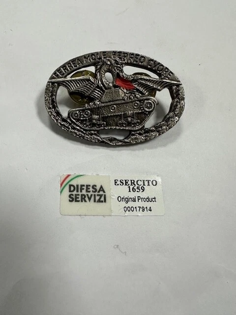 SPILLA PINS DISTINTIVO METALLO MOLE FERREA CUORE ESERCITO ITALIANO