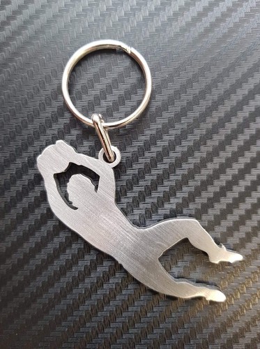 GOALY GOALKEEPER Keyring Keychain Key Fob FOOTBALL SPORT GIFT - 第 1/1 張圖片
