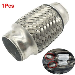 flexible exhaust pipe flexible repair woven wire stainless all models 2 inch