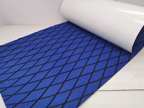 Alfombra de espuma para pisos de barco EVA diamante azul oscuro alfombra marina pontón cubierta almohadilla antideslizante - Imagen 13 de 15