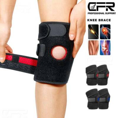 Compression Knee Brace Patella Support Meniscus Sport Joint Pain Arthritis Wrap@