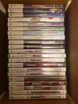Xbox 360 Kinect 31 Games Lot Bundle Wholesale CHEAP ($2.80 per)