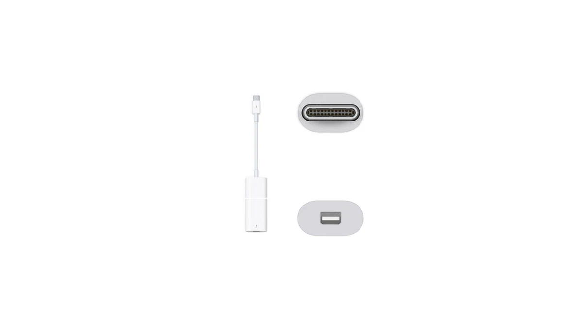100 Genuine Apple USB C MALE to Thunderbolt 2 FEMALE Adapter eBay