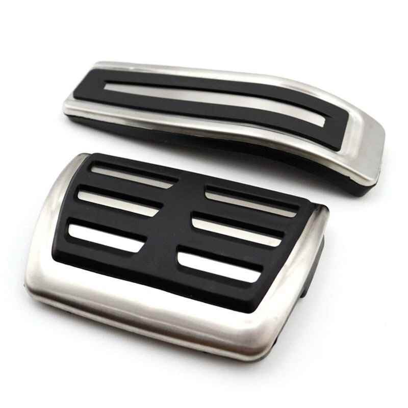 Steel LHD Car Gas Brake Pedal Covers For Audi Q7 Volkswagen Touareg Cayenne - Imagem 3 de 4