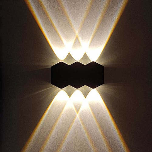 LED Wandleuchte Wand-Lampe Strahler Innen Außen Modern Effekt Leuchte up down - Bild 41 von 58