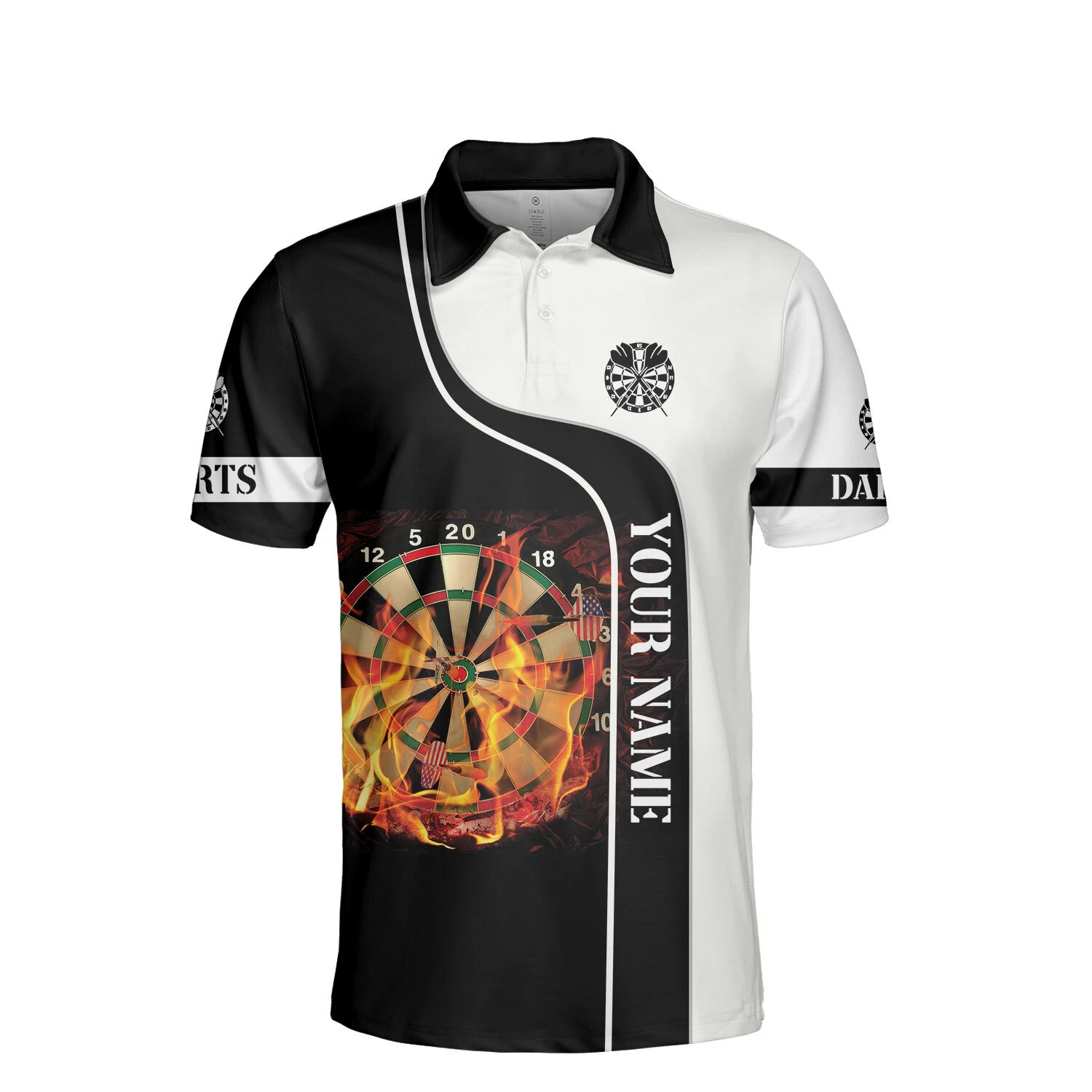 Personalized Darts Polo Shirts, Custom Darts Shirts