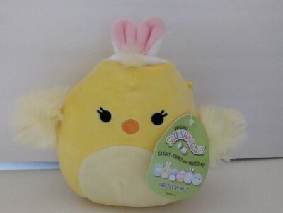 NEW Squishmallows 5  Aimee -Chick with Bunny Ears Easter 2021