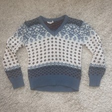 VTG 70s Icelandic Snow Ski Lodge Retro Sweater Tagged Large But Fits Small