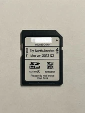 2014 2015 Forester Navigation GPS Map Data Sd Card. Genuine Part. 86283SG640