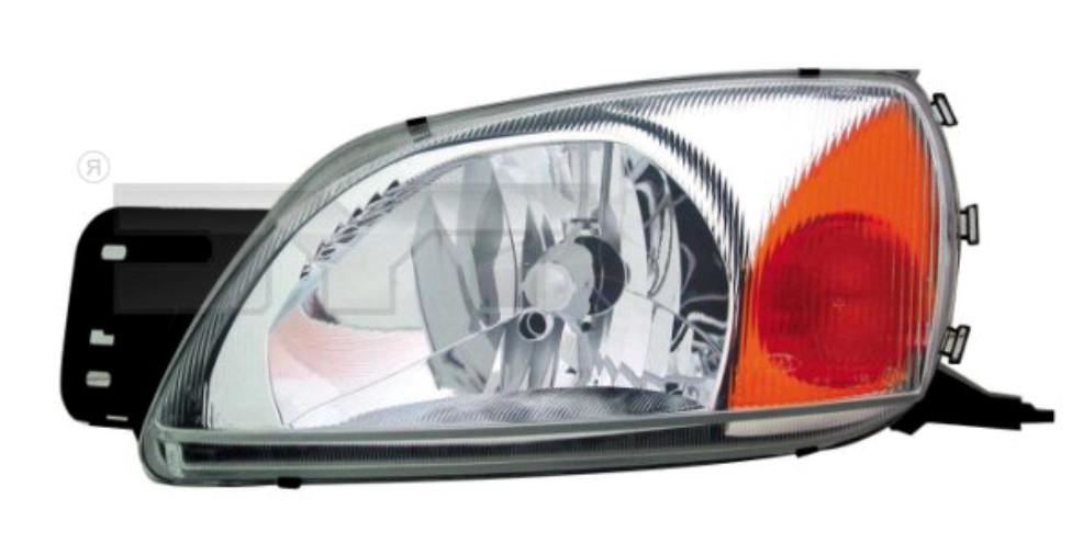 Phare avant gauche électrique pour Ford Fiesta Courier optique halogène H4