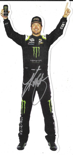 Kurt Busch signiert SOUTH POINT PROMO MONSTER CUTOUT NASCAR 5