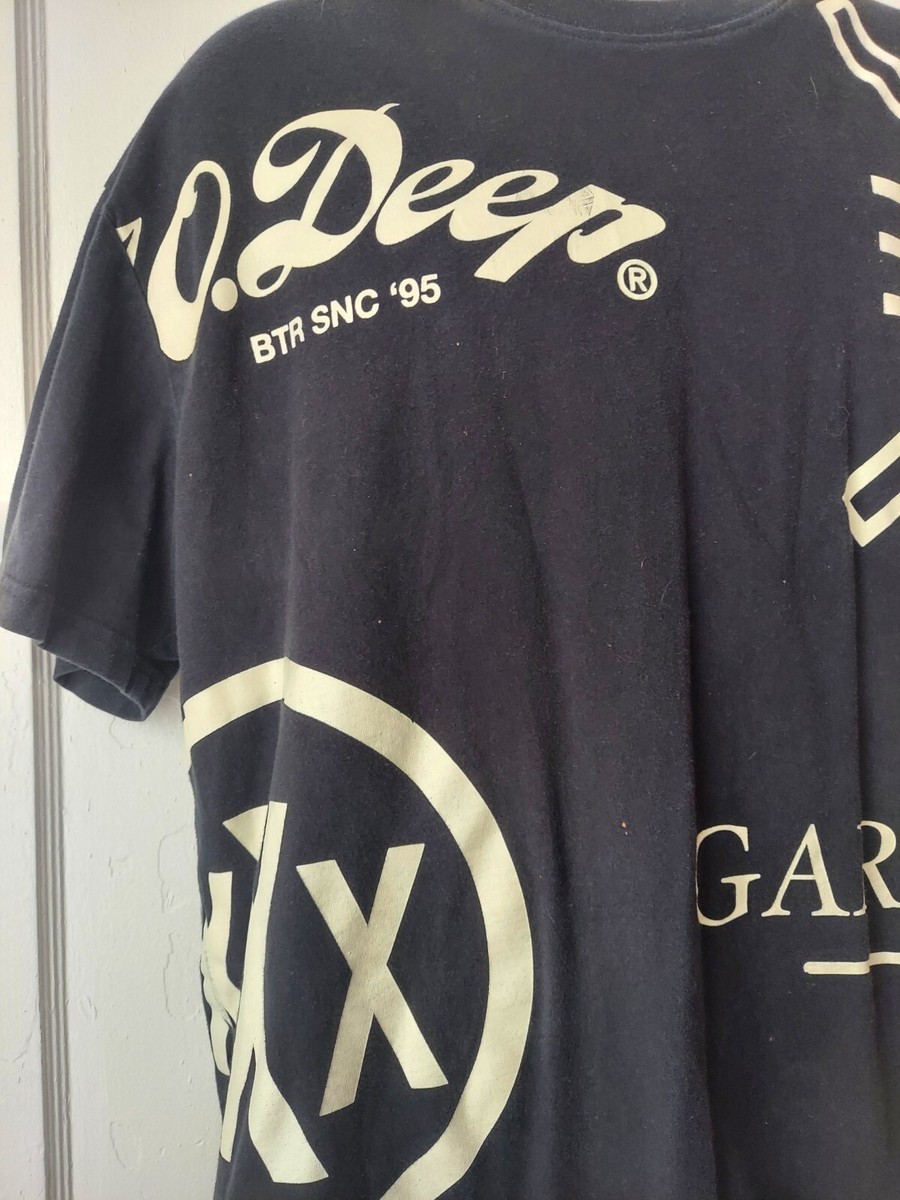 10 DEEP Black All Over Print Men's Short Sleeve T Shirt XXL 2XL