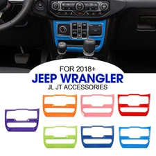 Inner Window Control Panel Cover Trim for 2018+ Jeep Wrangler JL JT Accessories
