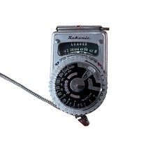 Vintage Sekonic Type L-VI L-6 Light Exposure Meter  Case, Chain Seiko 1950s