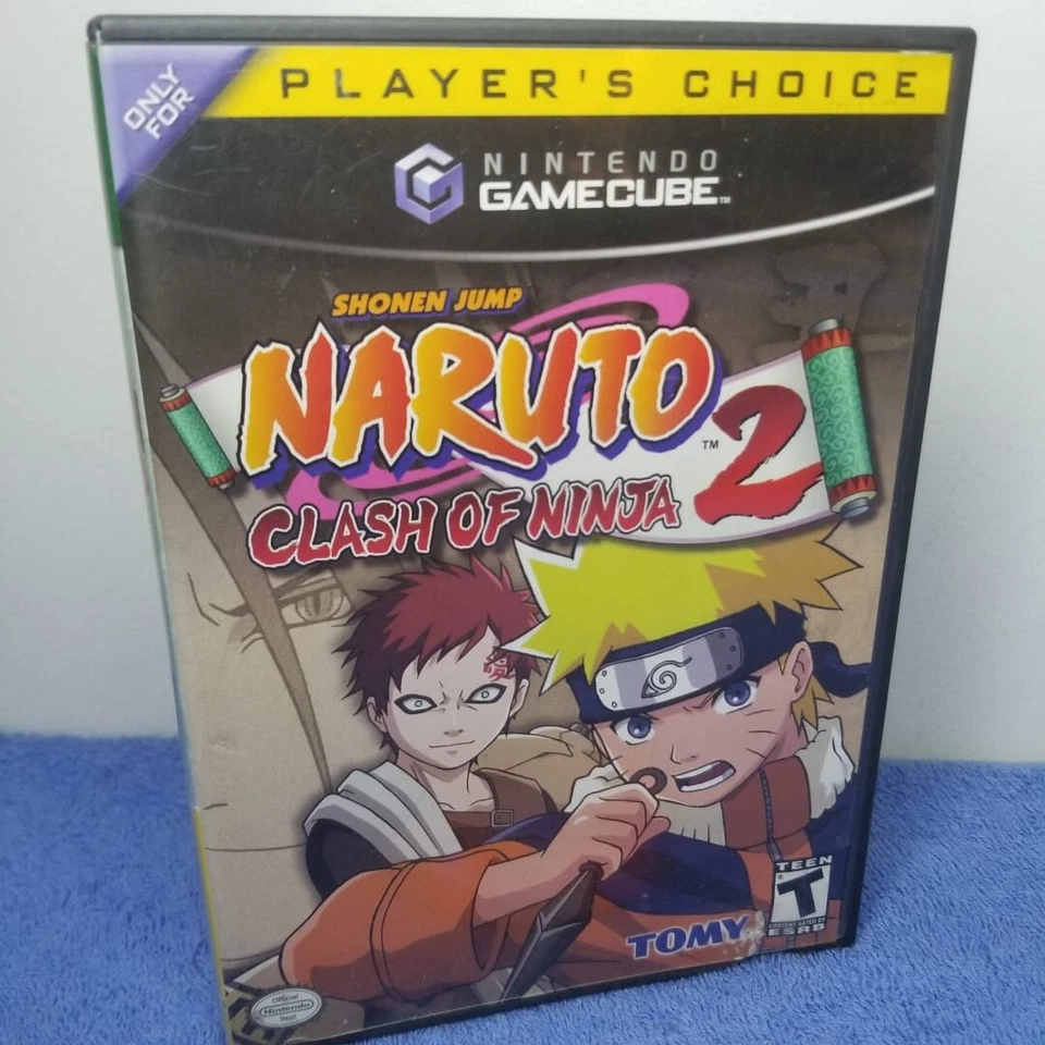 Naruto: Clash of Ninja 2 (Nintendo GameCube, 2006) Box/Game - Image 4 of 4