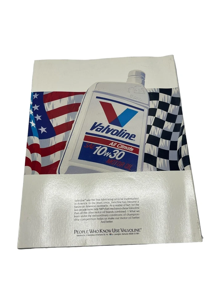 Indianapolis 500 1991 Official Program Indy 500 Publication Racing Souvenir - Image 4 of 4