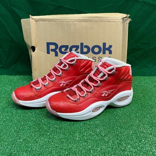 reebok question mid scarlet