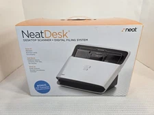 Neat Desk Pass-Through Scanner White Home Office Edition Open Box 