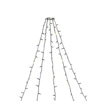 Konstsmide Weihnachtsbeleuchtung LED Baummantel RGB H240Cm Ring Ø8Cm
