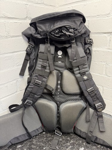 NEW Trespass Stratos 65L Backpack Hiking Rucksack Travel Bag Black - Picture 9 of 9