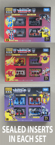 Transformers Encore 15 17 19 Cassette Operation Reissue Lot Takara Japan 2009 G1