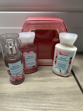 Bath Body Works HELLO BEAUTIFUL 3PC TRAVEL GIFT SET New w/ Gift Box