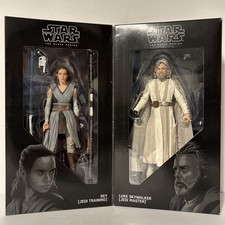Star Wars Black Series 2017 SDCC Exclusive Luke Skywalker & Rey Jedi Training